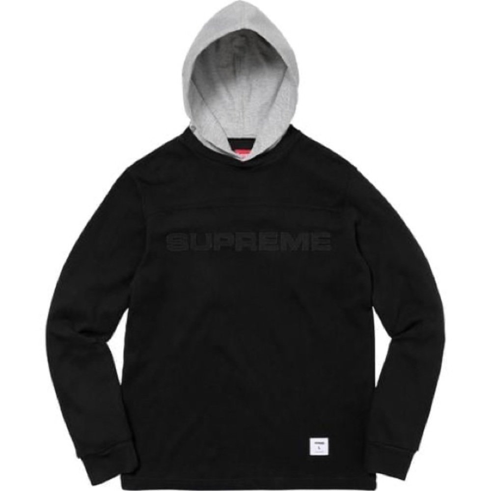 Supreme Hooded Waffle Ringer Sweatshirt‎